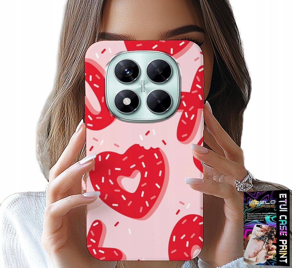 Hülle Für Xiaomi Note 14 Pro+ 5G - Feminine, Trendige Designs Xoxo Herz + Glas