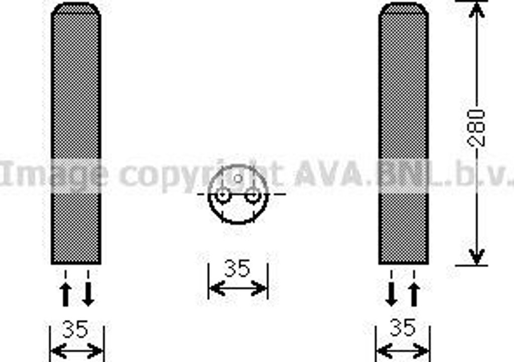PRASCO MZD234 - OE BBM461501 Klimatrockner für 6 (G), 3 (BL), 5 (CW), CX-7 (ER), 3 (BM, BN), CX-5 (KF), CX-5 (GH, KE)