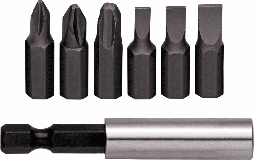 GEDORE red R33005007 Bit-Box 1/4 PH+SL+Bithalter magnetisch 7-teilig, 3301345