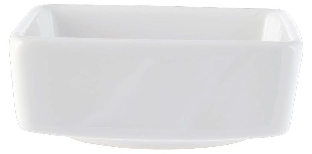 H&H 85905 Fondueschüssel, Keramik, weiß