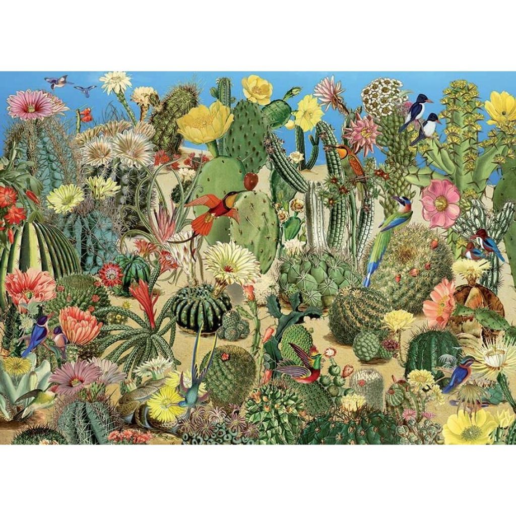 COBBLE HILL Kaktus Garten Puzzle 1000 Teile