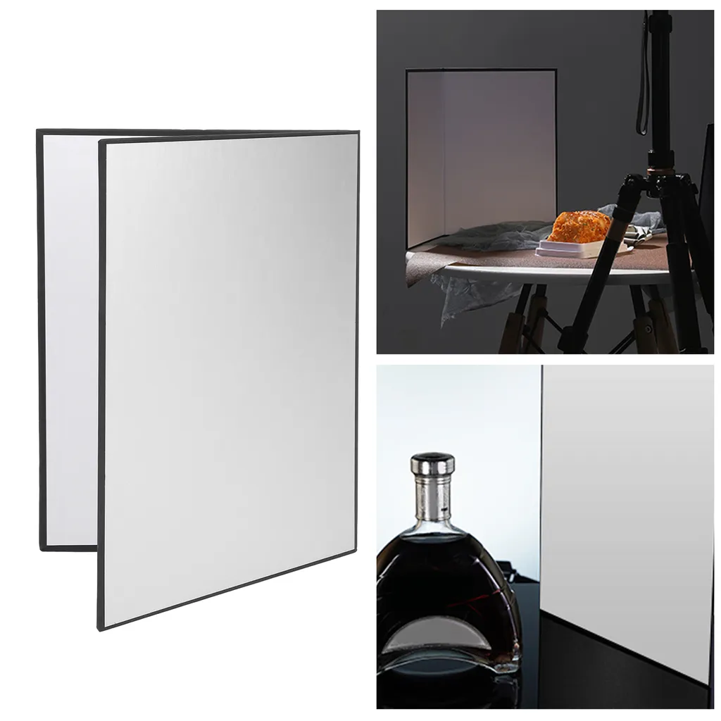 Riflettore di luce 3 in 1 fotografia riflettore di cartone formato A4 pieghevole riflettore di carta accessori per la fotografia