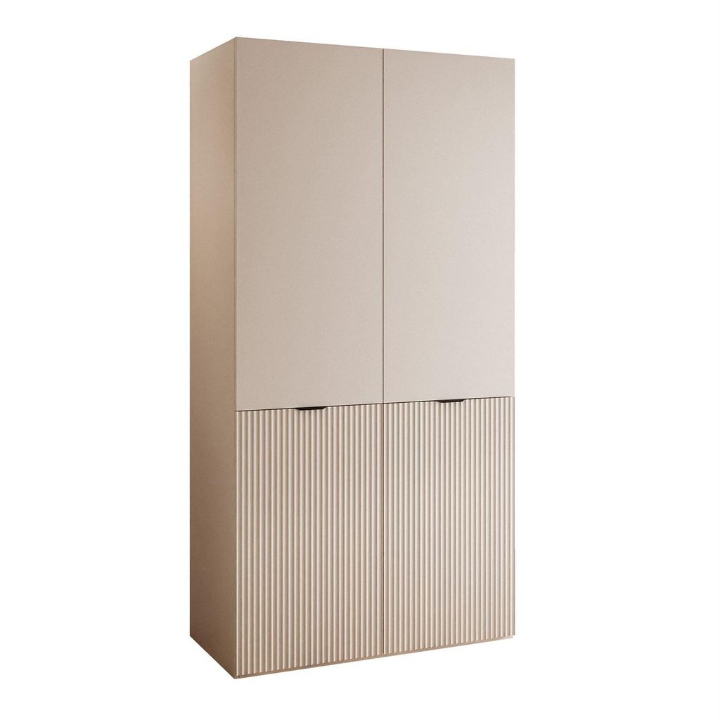 Kippschrank SANDBOX 100, mit LED Belechtung, Beige Sand / Beige Sand