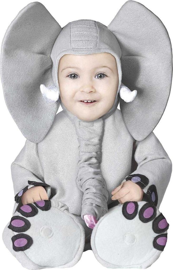 Fiestas Guirca - Elefant-Kostüm für Baby Set FG179 (86) (Grau)