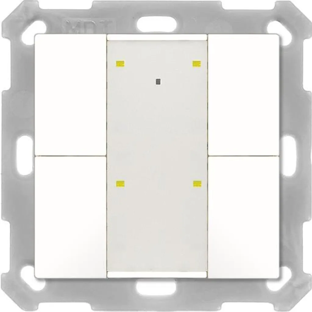 Contrôle d'éclairage KNX MDT Plus 55 quadruple blanc brillant 55mm - 3