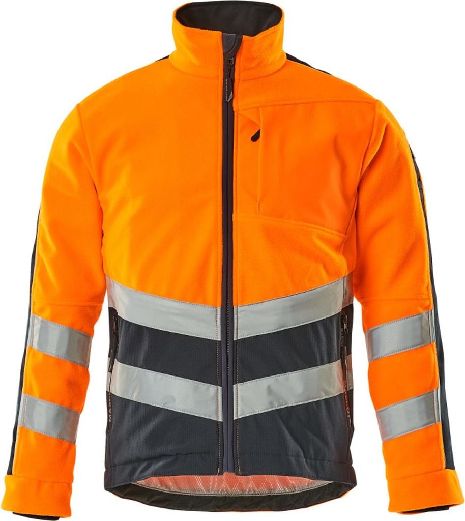 Mascot Warnschutz-Fleecejacke Sheffield 15503-259 Gr. XL hi-vis orange/schwarzblau