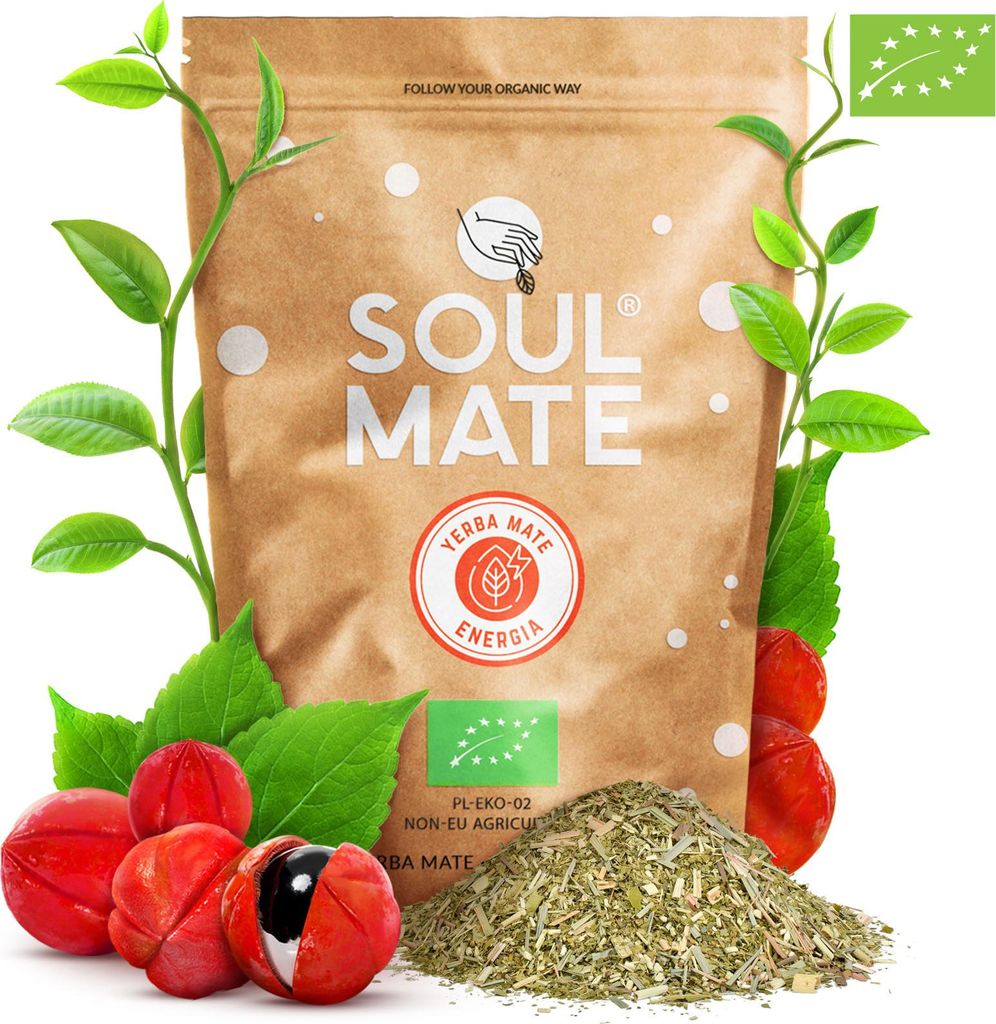 Soul Mate - Mate Tee Bio Orgánica Energia 500g - Mit Produktbild 
