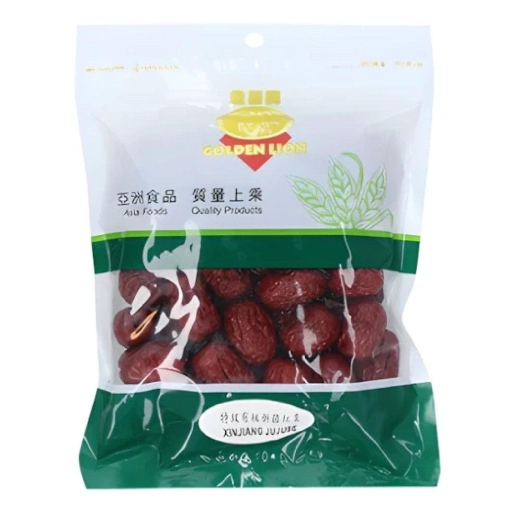 GOLDEN LION Suszone chińskie daktyle Red dates 100g Zdjęcie produktu 