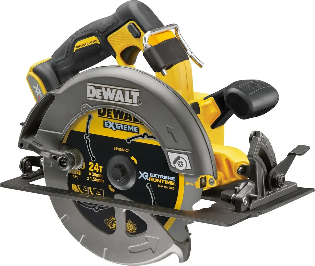 Scie circulaire DEWALT DCS578NT-XJ 54V : Finissez vos coupes sans effort 190mm