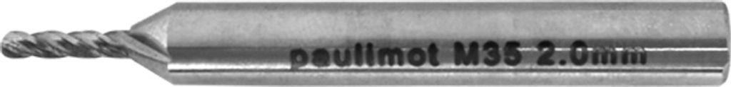 PAULIMOT Kugelkopffräser 4-schneidig 2 mm