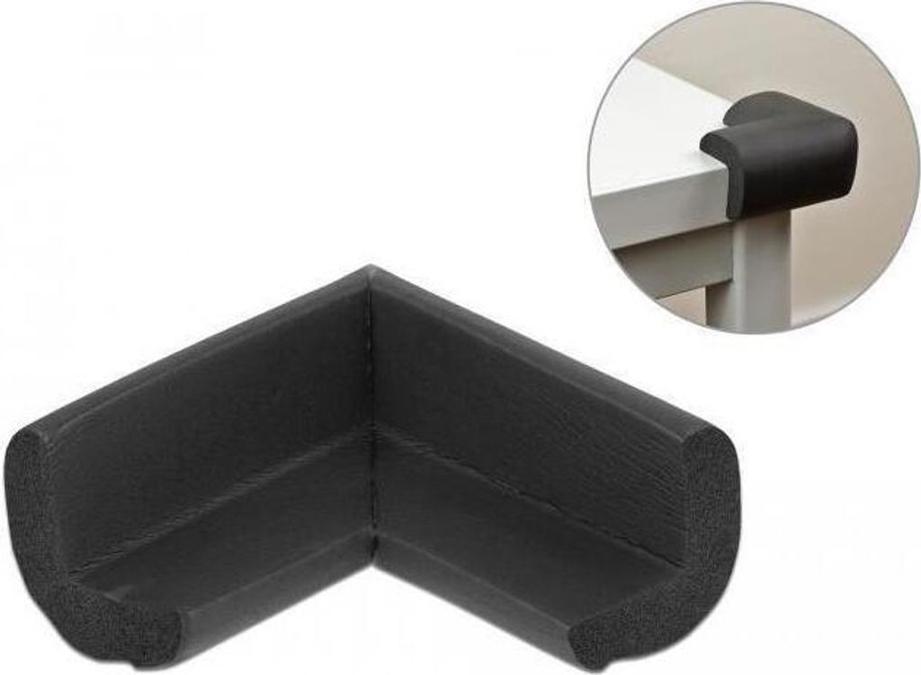 DELOCK Schaumstoff Kantenschutz selbstklebend 70x67x35 mm