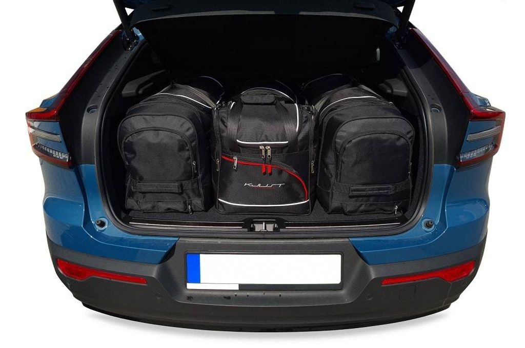 Volvo C40 Ev 2021+ Kofferraumtaschen Set 4 Stk
