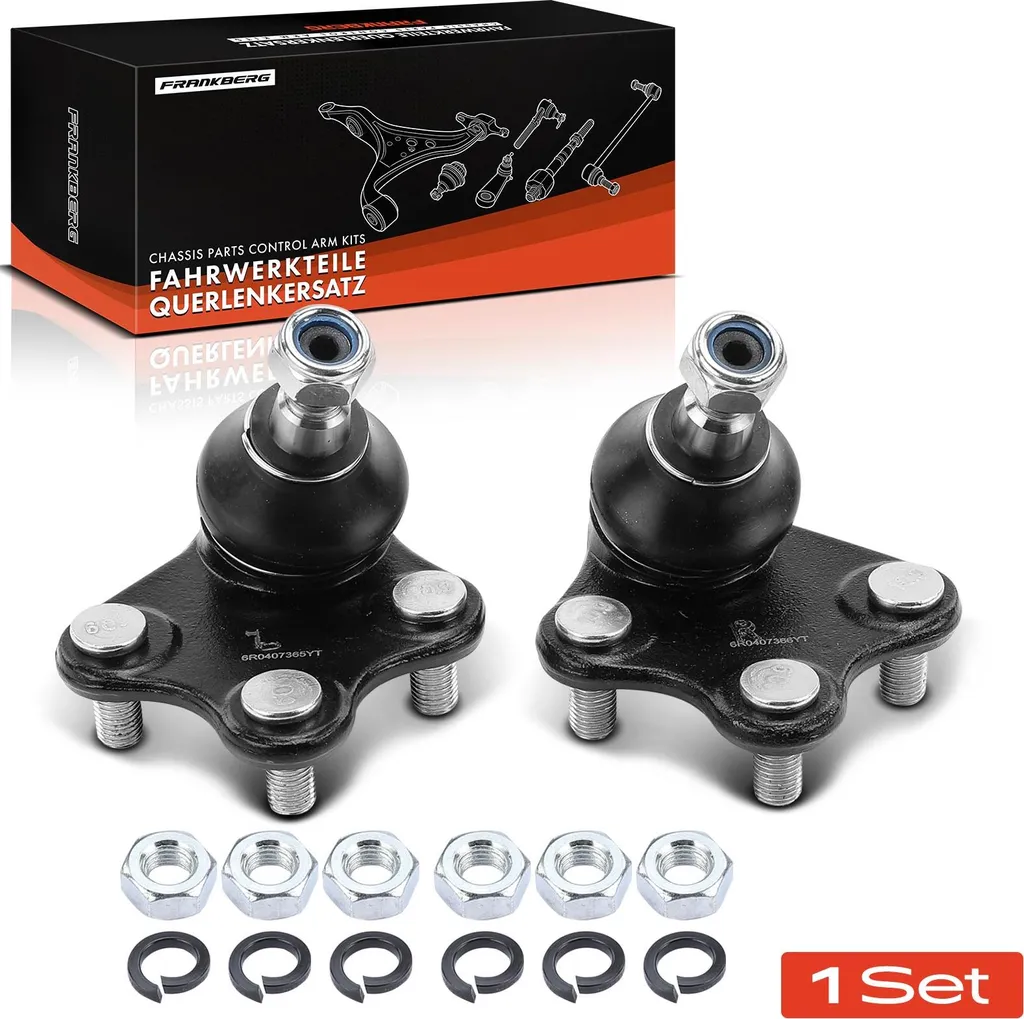 Pivot de Suspension Avant Renforcé pour VW UP et Fourgon - Lot de 2