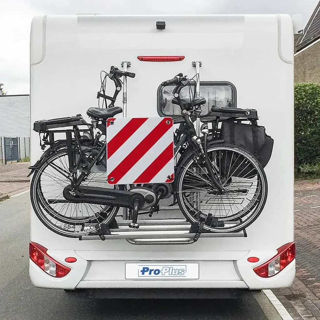 Panneau de signalisation 50x50 cm flexible avec œillets pour l'Italie en PVC - 4