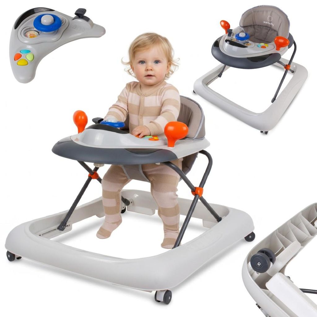 Sun Baby Lauflernwagen mit Lenker | Gehfrei Baby ab 6 Produktbild 
