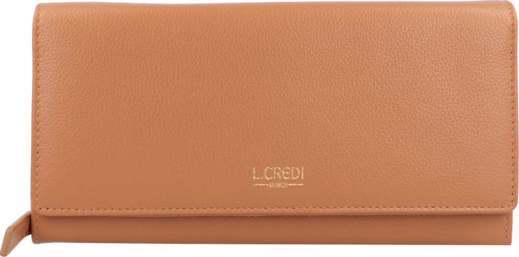 L.CREDI Evelyn Geldbörse Leder 20 cm