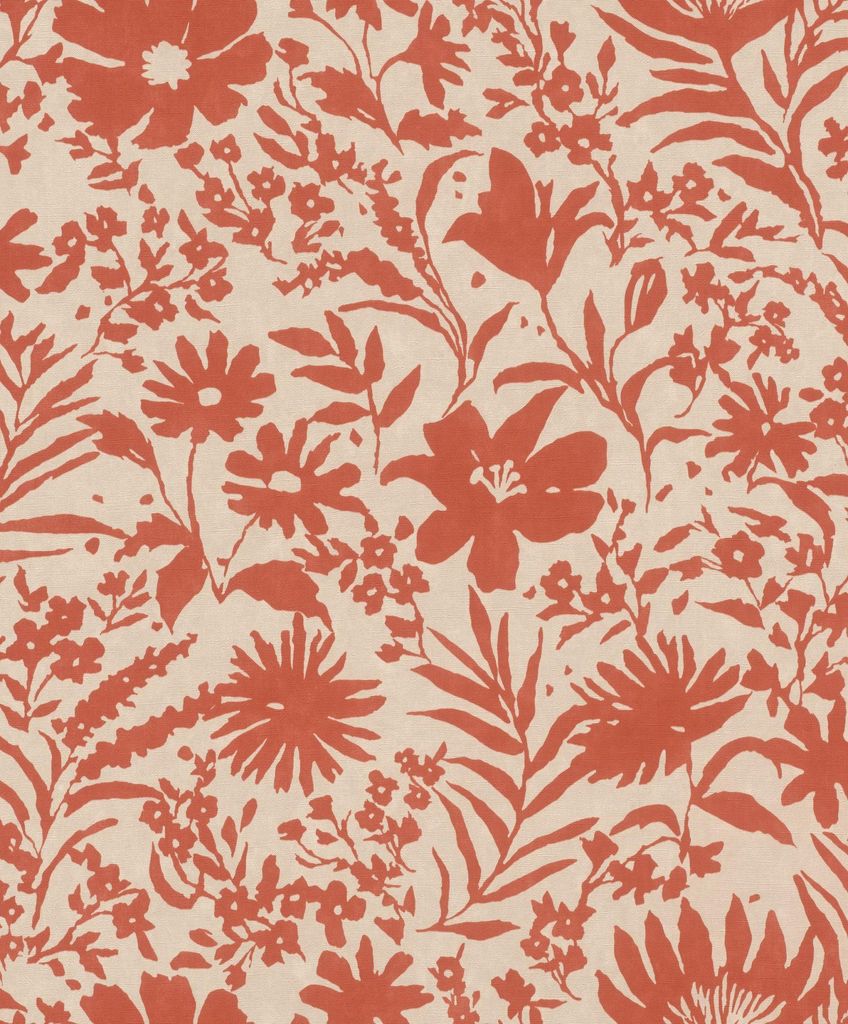 Vliestapete 330427 Paraiso Blumen rot Produktbild 