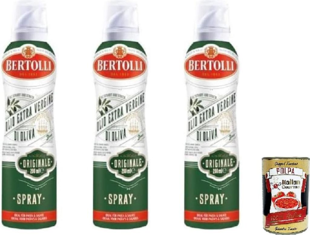 Bertolli Olio Extra Vergine di Oliva – Spray 3×200 ml (600 Produktbild 