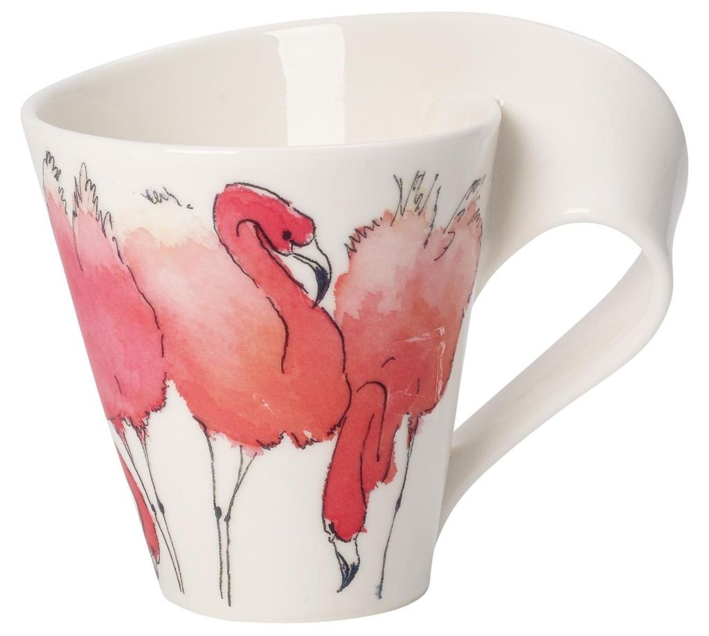 NewWave Caffè Rosa Flamingo, taza con asa (caja de regalo), Imagen del producto 