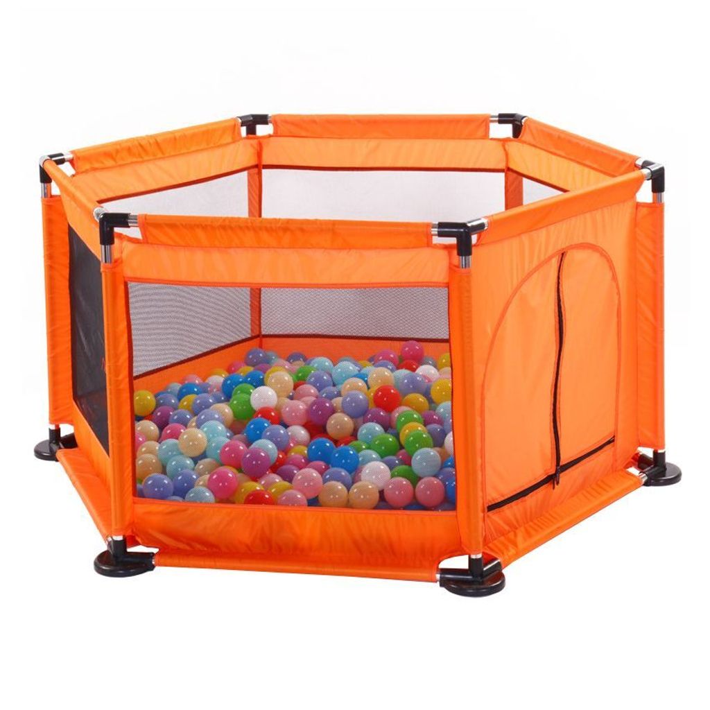 Baby-Laufstall / Trocken-Ballfangkorb - orange
