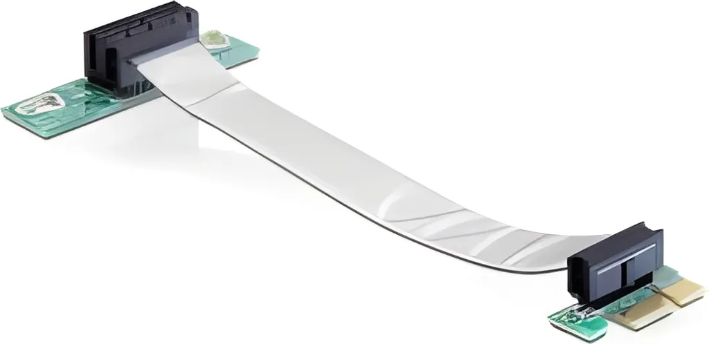 Riser Card PCIe x1 Flessibile Delock 13cm - Testato in Laboratorio