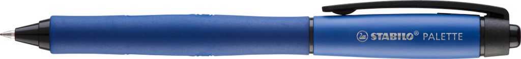 Tintenroller mit Druckmechanik - STABILO PALETTE in blau - Produktbild 