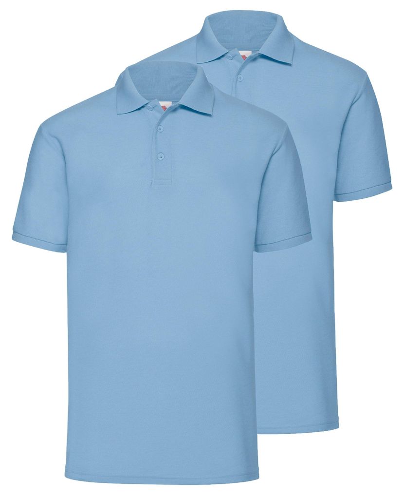 Doppelpack Fruit of the Loom 65/35 Polo + GRATIS MyShirt Produktbild 