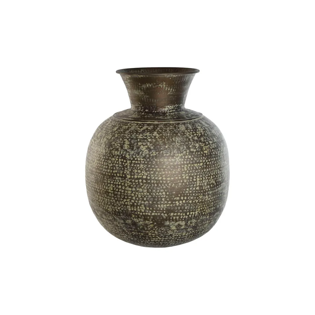 Vase Home ESPRIT vert aluminium 60x60x72 cm - Objet déco design luxe