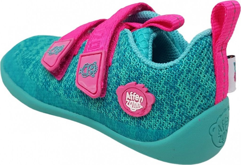 AFFENZAHN Knit Eule Schuhe Kinder blau 26 Produktbild 22