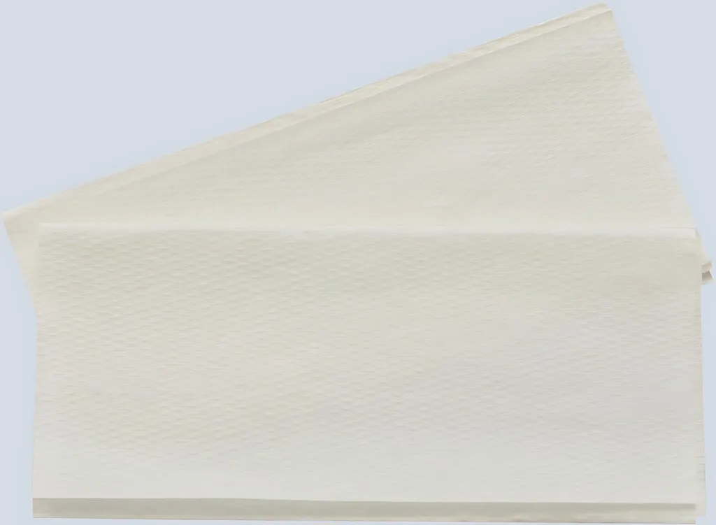 Essuie-tout anti-gaspillage pliage en V blanc 1 pli 25x23 cm - 5000 unités
