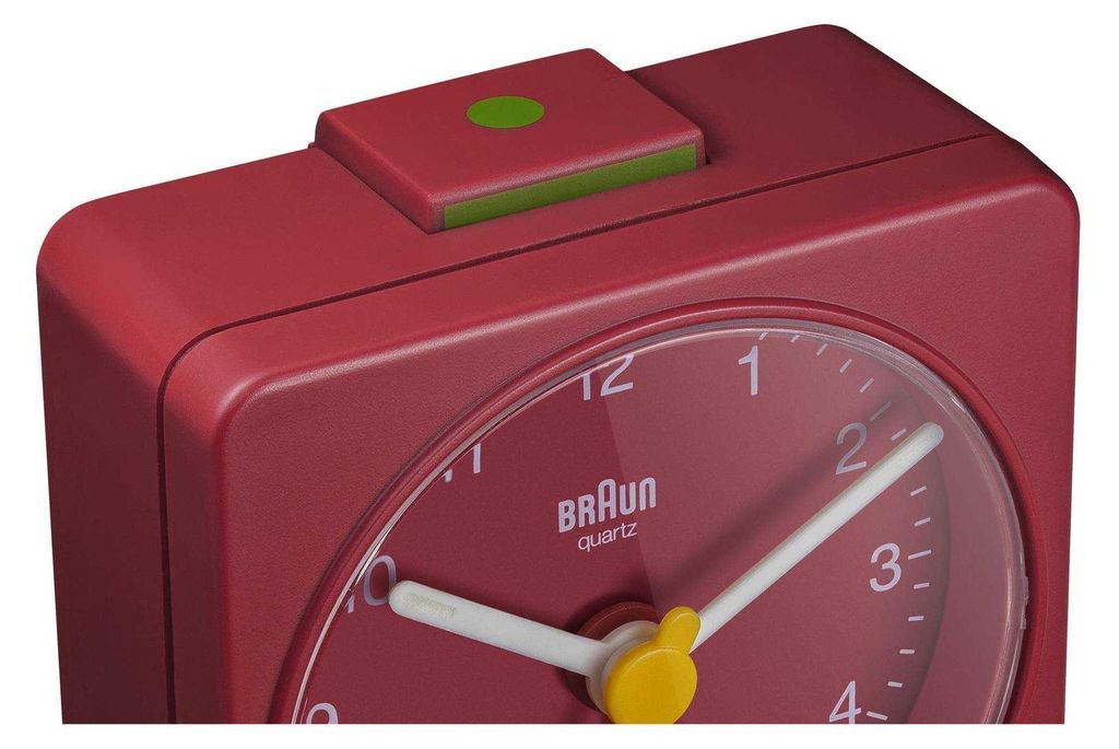 Braun BC 02 R Quartzový budík červený Hodiny a budíky Obrázok produktu 
