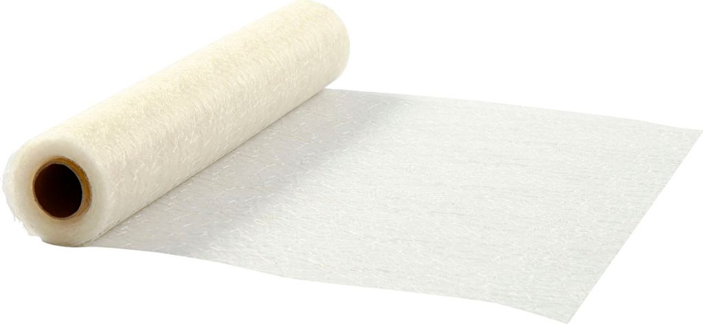 Creativ Company Tischläufer Netzstoff creme 10 Meter Dekoration
