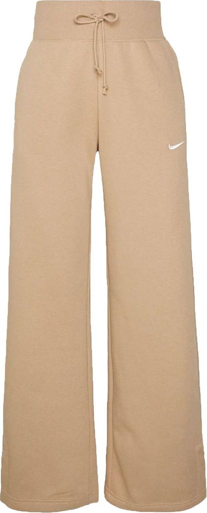 NIKE Sportswear Phoenix Fleece Damen Jogging-Hose DQ5615-200 im Palazzo-Style Beige, Größe:L