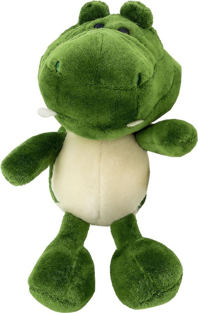 Plüsch Maskottchen Huggable Krokodil Mit Saugnapf Grün 23 X 12 Cm