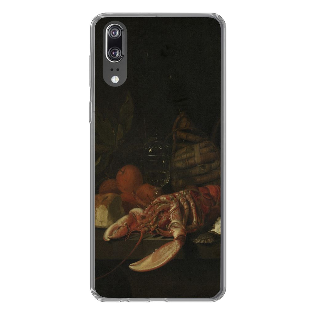 MuchoWow Handyhülle Schutzhülle Hülle für Huawei P20 Stilleben - Gemälde von Jan Davidsz. de Heem Silikon Softcase Handy Hülle - Hardcover