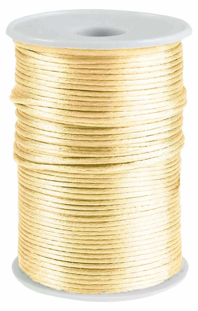 90m Satinschnur 2mm Satinkordel Schmuck-Kordel -Schnur Produktbild 