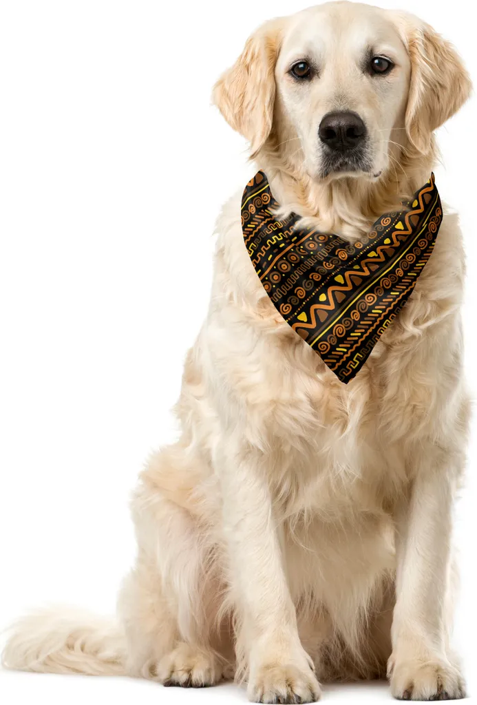 Bandana per Cani Lavabile ABAKUHAUS | Design Africano Colorato