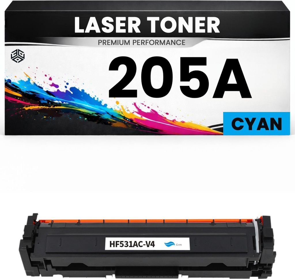 Toner kompatibel für HP CF531A(205A) Color LaserJet Pro M154a/M154nw Color LaserJet Pro MFP M180n/M180nw/M181fw in Cyan