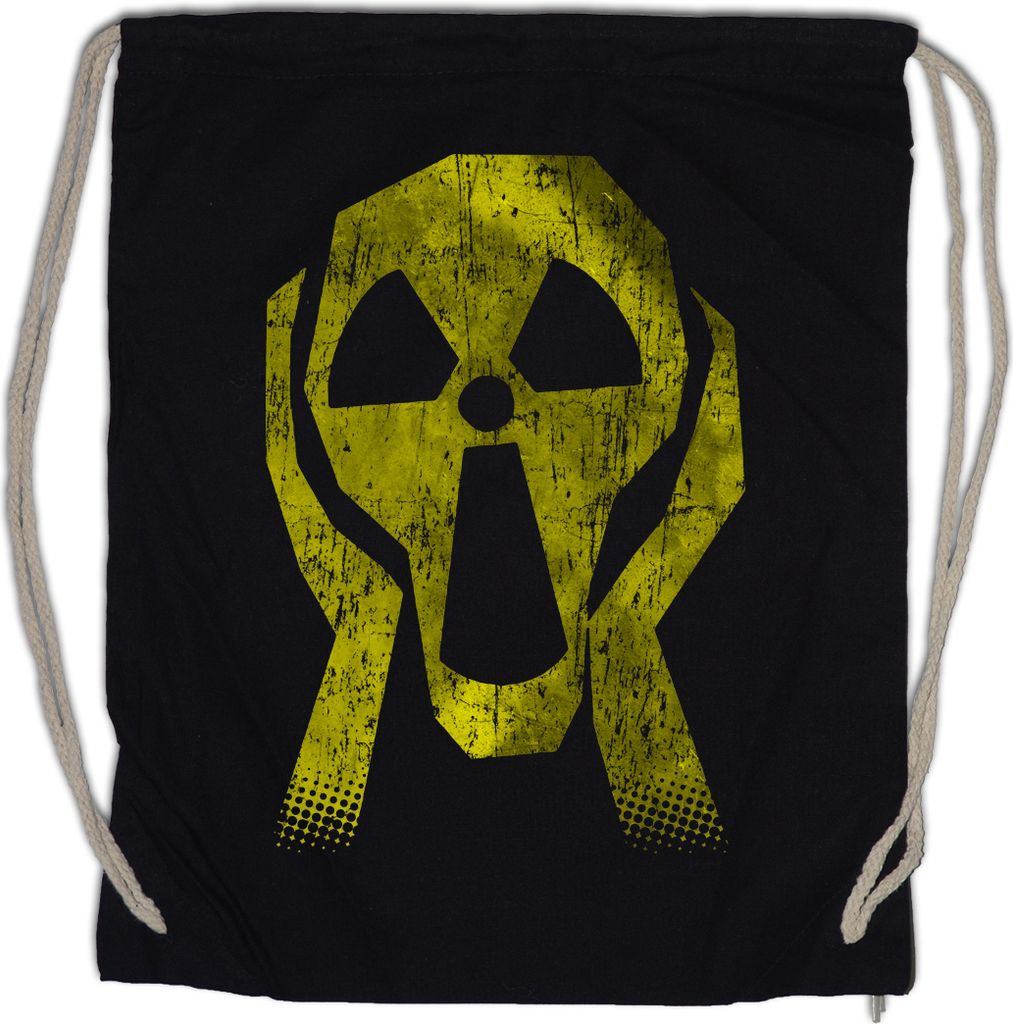 Urban Backwoods Radioactive Face, Turnbeutel, Farbe: Schwarz