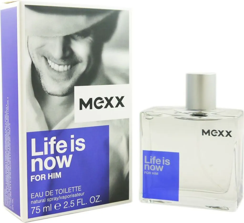 Eau de Toilette Mexx Life is Now for Him 75 ml - Parfum Frais pour Homme