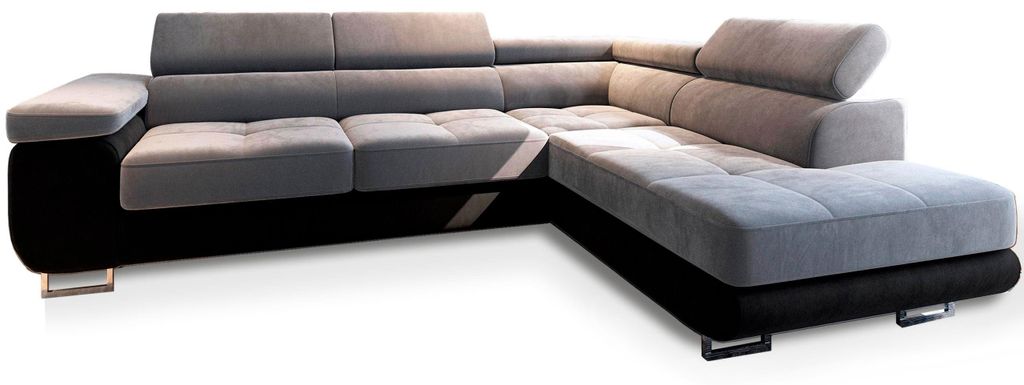 Masseno Ecksofa SELVA R-S mit Schlaffunktion L-Form, Sofa Produktbild 