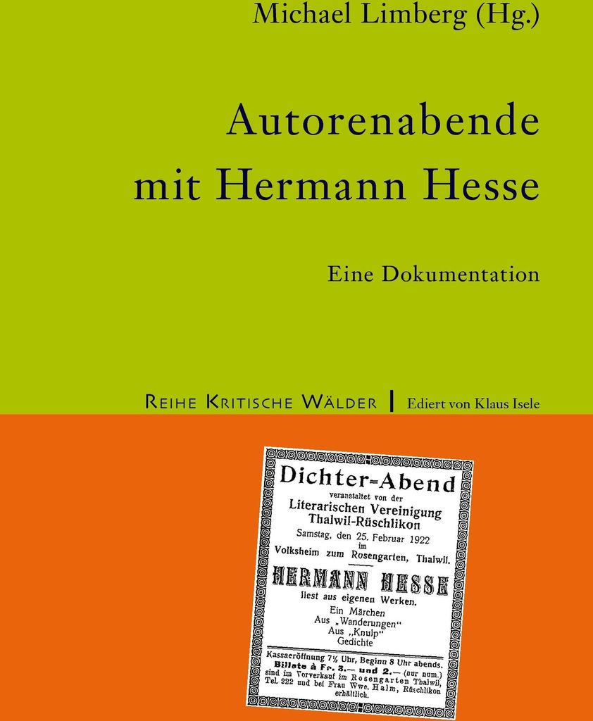 Autorenabende mit Hermann Hesse