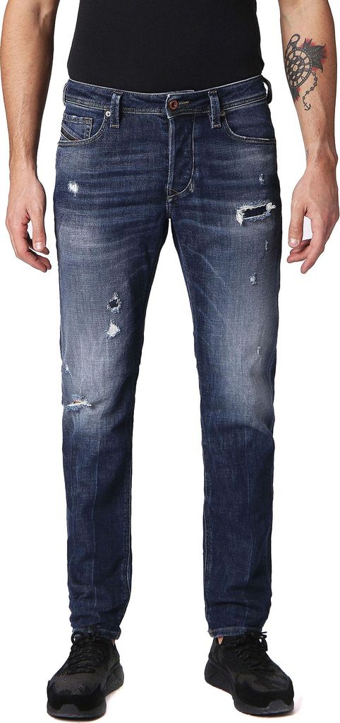 Diesel Herren Larkee-Beex 084QT Jeans Hose Regular Tapered