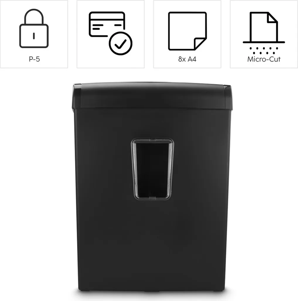 Broyeur de documents Prime M80 avec niveau de sécurité P5 T5 E4 - 9