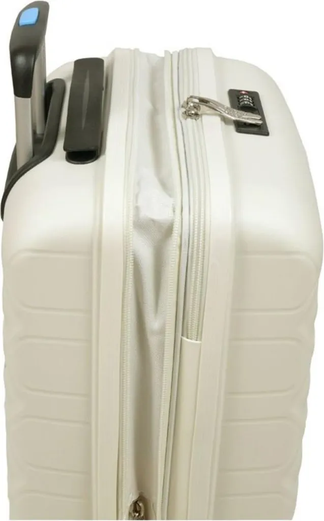 Valise cabine Dielle 10050BI rigide avec 4 roues multidirectionnelles
