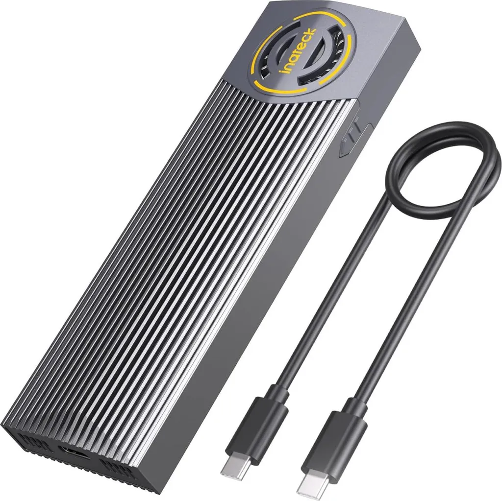 Inateck FE2023 Case Esterno M.2 NVMe SSD USB-C 10Gbps con Ventola