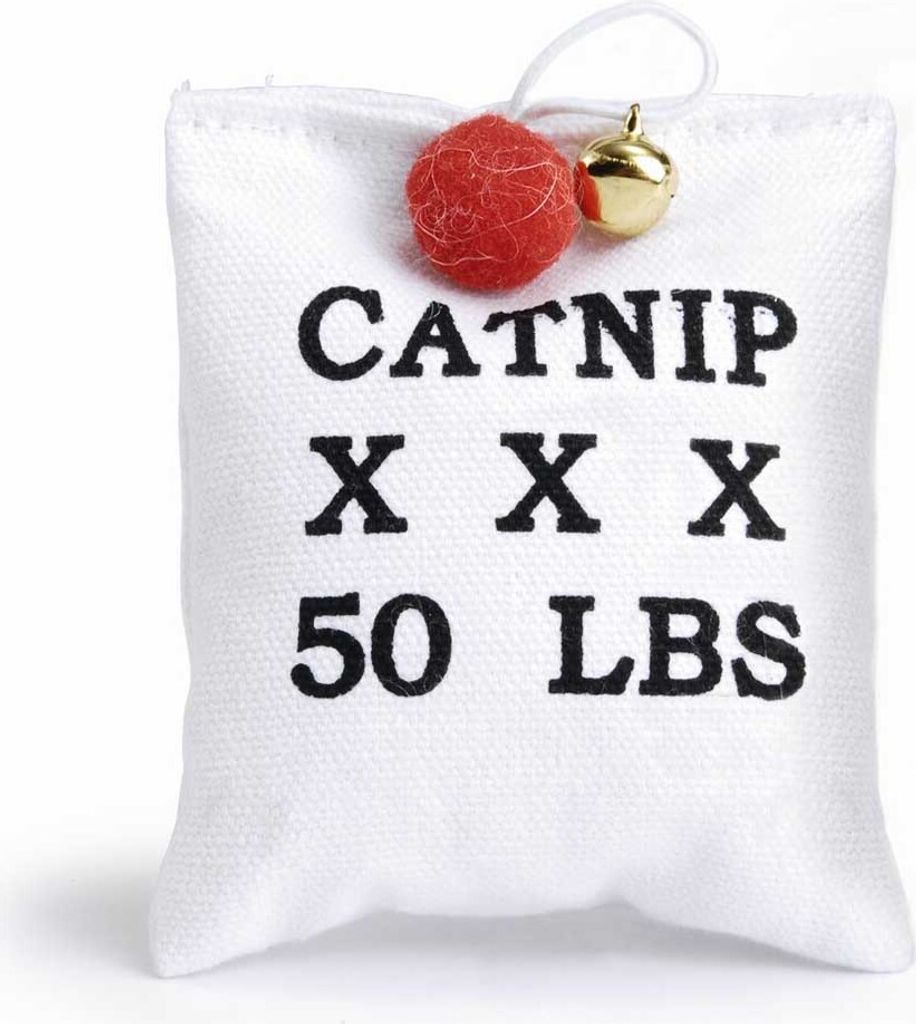 Beeztees Sack+Katzenminze - Hundespielzeug - Leinen - 10x7,5x3,5 cm