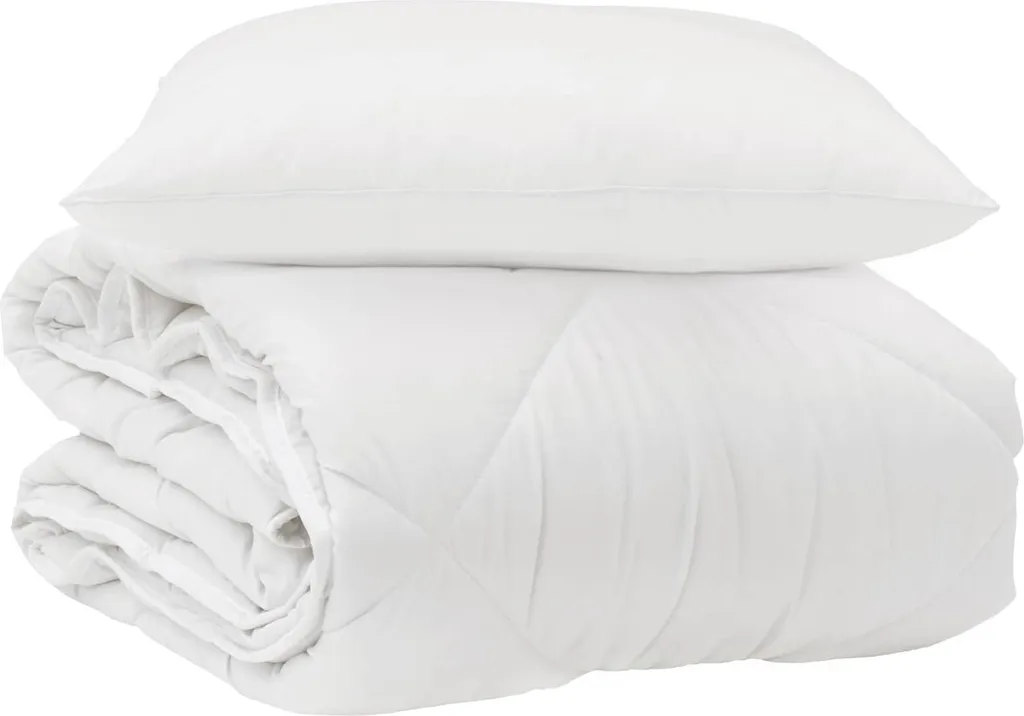 vidaXL Piumino 4 Stagioni con Cuscino in Microfibra - Comfort Totale