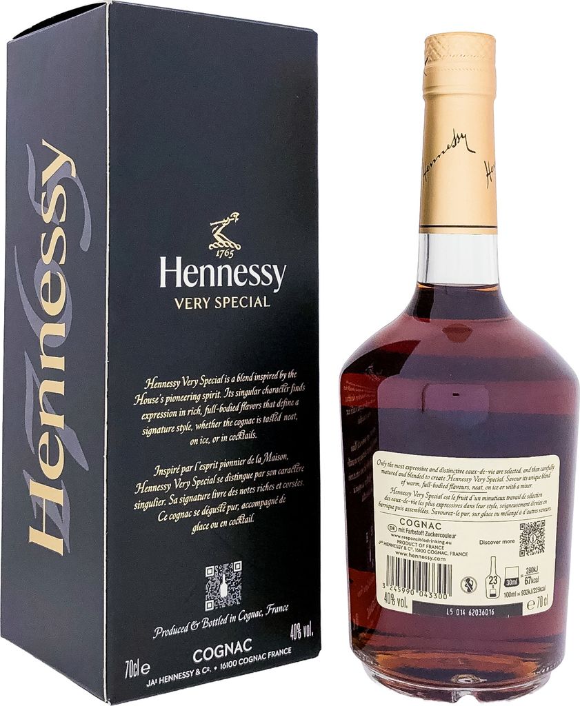 Hennessy Very Special Cognac 40% Vol. 0,7l in Geschenkbox