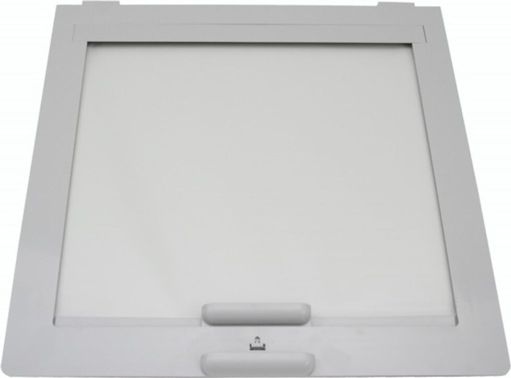 Innenrahmen für MPK Dachluke Dachfenster Dachhaube 40 x 40 cm Wohnwagen Wohnmobil Caravan mit Rollo und Moskitonetz grau